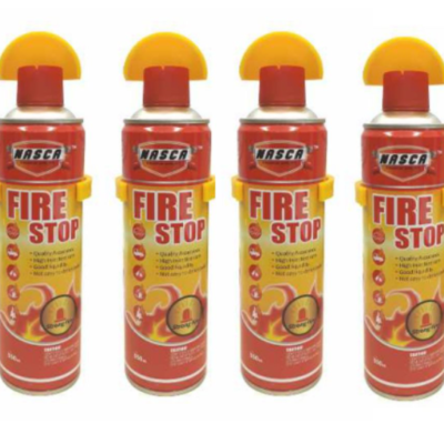 Pack Of 4 – 550ML Fire Stop Portable Foam Fire Extinguisher