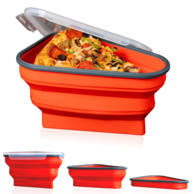Collapsible Pizza Container – 5 Pizza Pack...