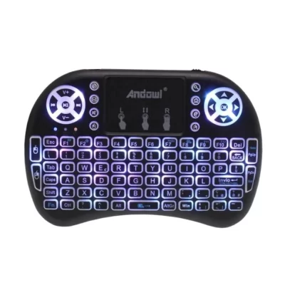 Mini BlueTooth Keyboard with 7 Colour Backlight
