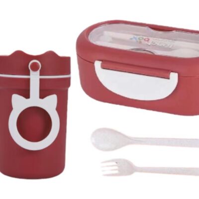 2 Piece Lunch Box with Soup/Juice/Water...