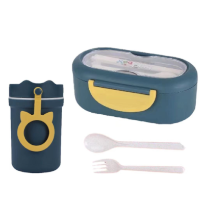 2 Piece Lunch Box with Soup/Juice/Water Cup –...