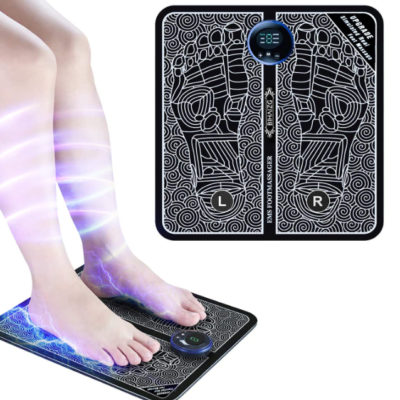 EMS Foot Massager Mat with Muscle Stimulator