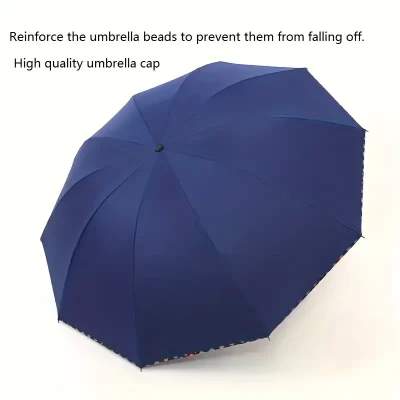 Navy Blue – Umbrella Windproof Travel Umbrella...