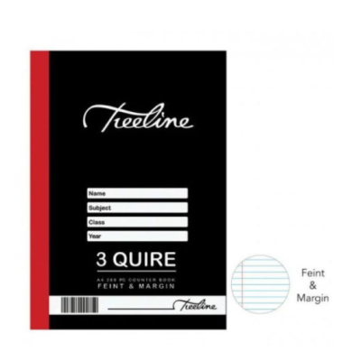 Pack of 5 A4 Counter Books 3 Quire 288 Page  Feint...