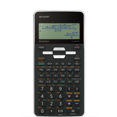 Sharp EL-W535SA White Writeview Scientific Calculator
