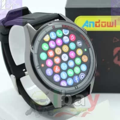 QU9 ANDROID IOS BLACK IP76 BT 5 Smart Watch