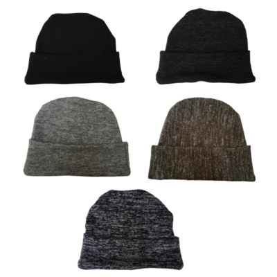 5 Pack Unisex Mixed Colors Beanie – Fleecy...